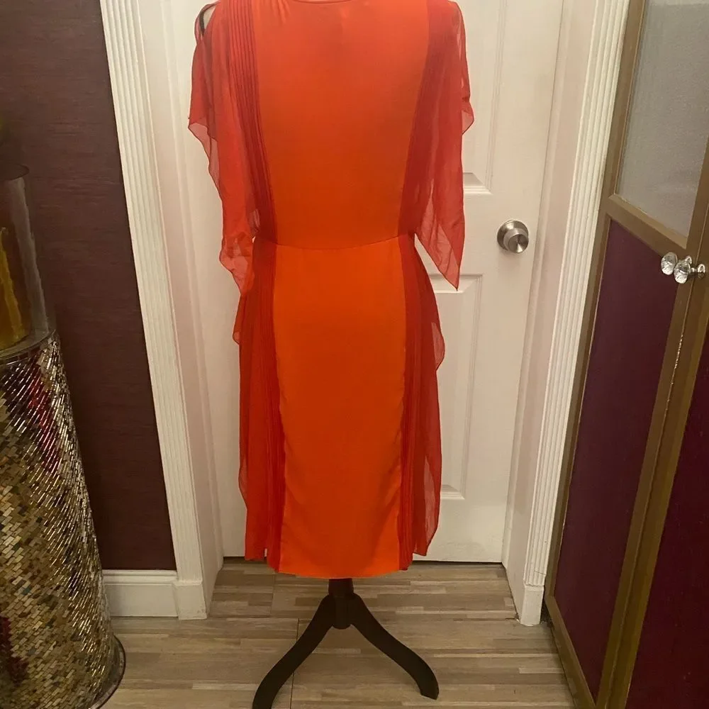BCBG MaxAzria runway 100% silk dress, S